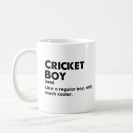Cricket Boy Funny Dictionary Definition Kaffeetasse