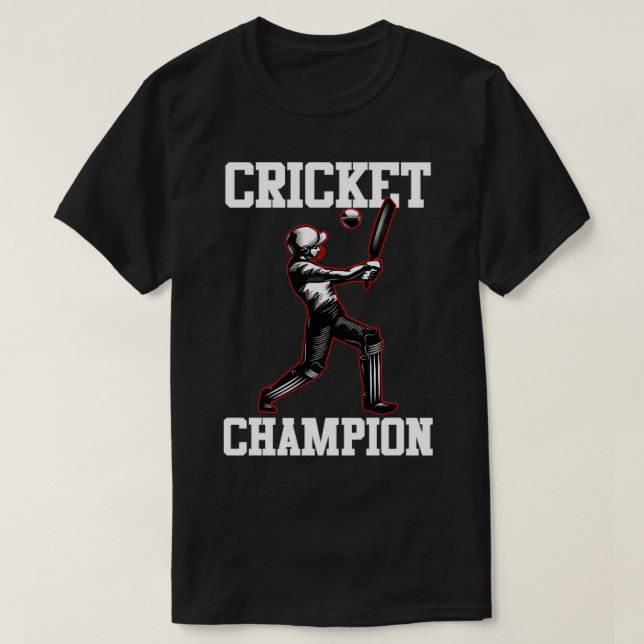 Cricket Champion2 T-Shirt (Design vorne)