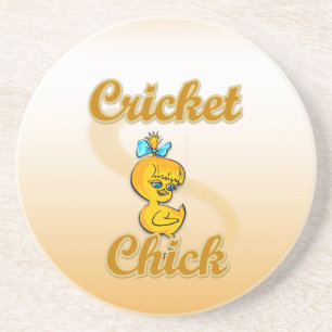 Cricket Chick Getränkeuntersetzer