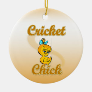 Cricket Chick Keramikornament