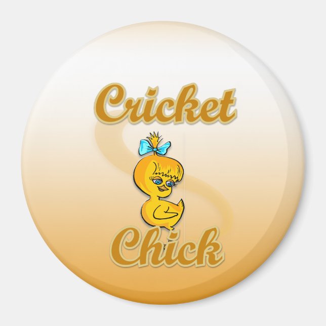 Cricket Chick Magnet (Vorne)