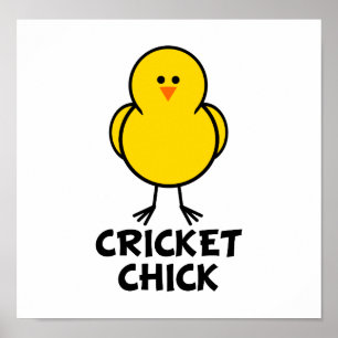 Cricket Chick Poster