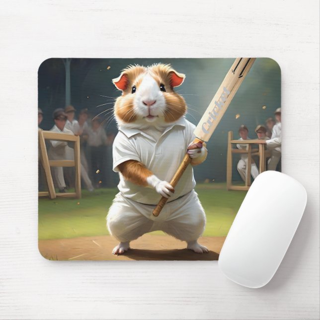 Cricket Craze: Die Guinea schwingt große Übereinst Mousepad (Mit Mouse)