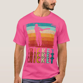 Cricket Cricket-Spieler T-Shirt