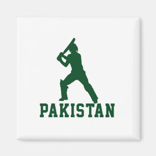 Cricket Cricketspieler Tsman Pakistan Sport Gesche Magnet