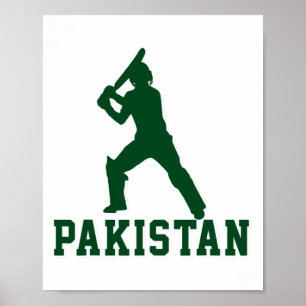 Cricket Cricketspieler Tsman Pakistan Sport Gesche Poster
