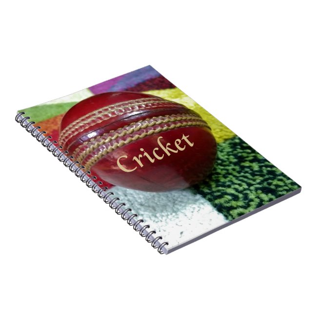 Cricket das Spiel, das wir Liebe zu spielen, zu es Notizblock (Rechte Seite)