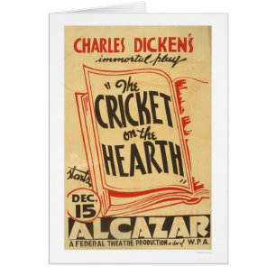 Cricket de Dickens sur le foyer WPA 1938