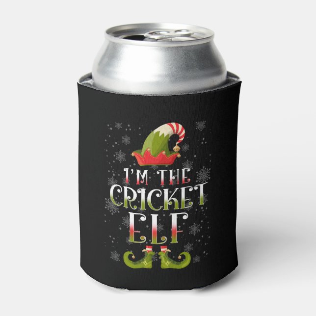 Cricket Elf Weihnachten Dosenkühler (Kanne Vorderseite)