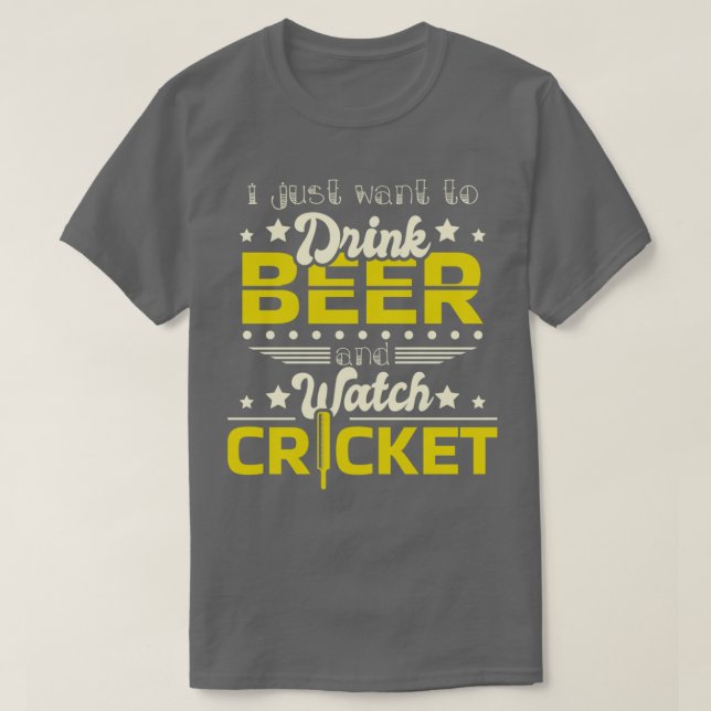 Cricket Et Bière Essentielle TShirt Classic TShirt (Design devant)