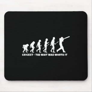 Cricket-Evolution für Cricket-Sportler Lustig Mousepad