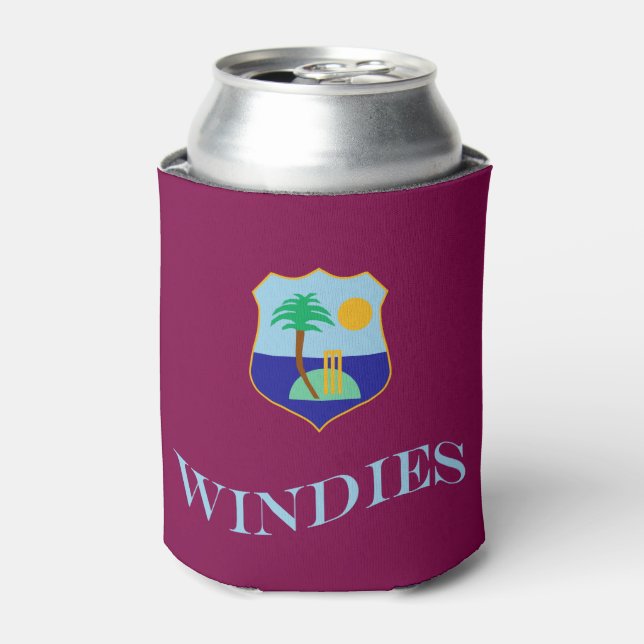 Cricket-Fahne des West Indies Dosenkühler (Kanne Vorderseite)