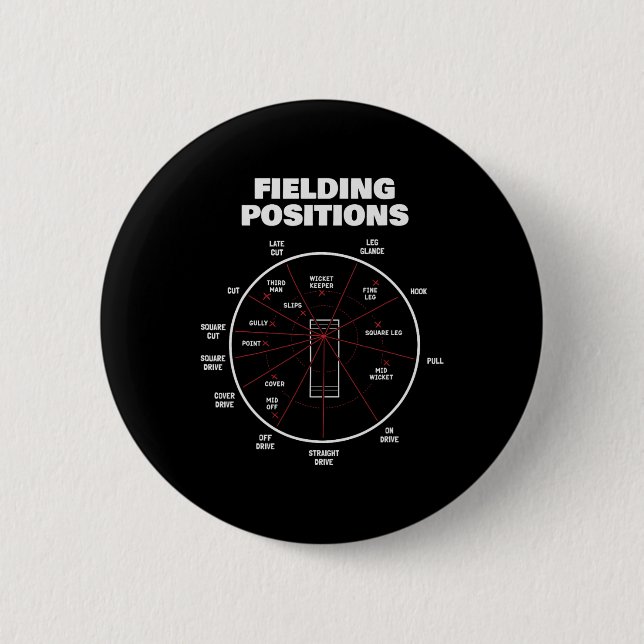 Cricket-Feldpositionen-Shirt Fielder Cricket 2 Button (Vorderseite)
