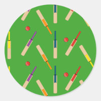 Cricket-Fledermäuse/ Bälle-Aufkleber