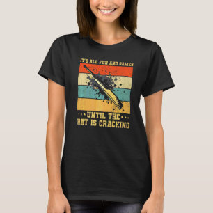 Cricket-Game-Zitat für einen Cricketspieler T-Shirt