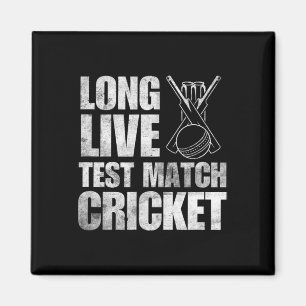 Cricket-Geschenke Test-Cricket Cricketer Indien En Magnet
