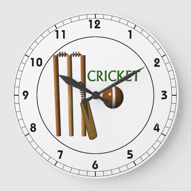 Cricket Große Wanduhr (Vorderseite)