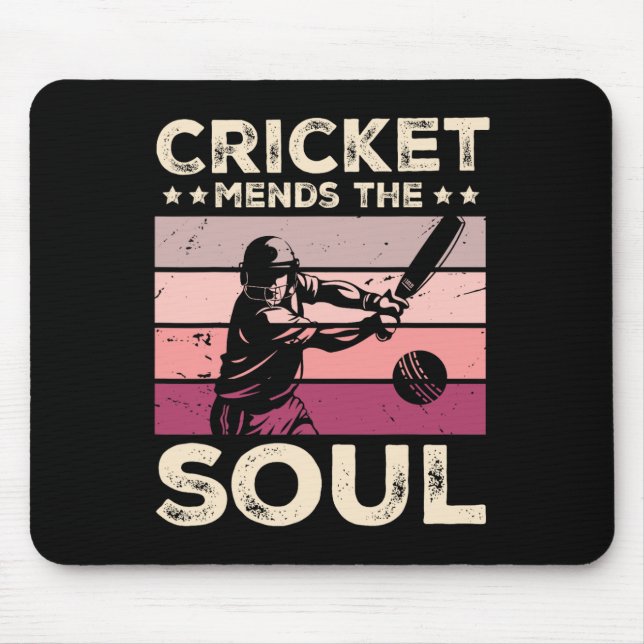 Cricket heilt die Seele Mousepad (Vorne)