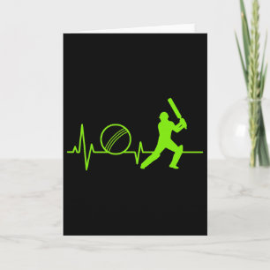 Cricket-Herzschlag-T-Shirt-Puls-Tsman-Design für S Karte