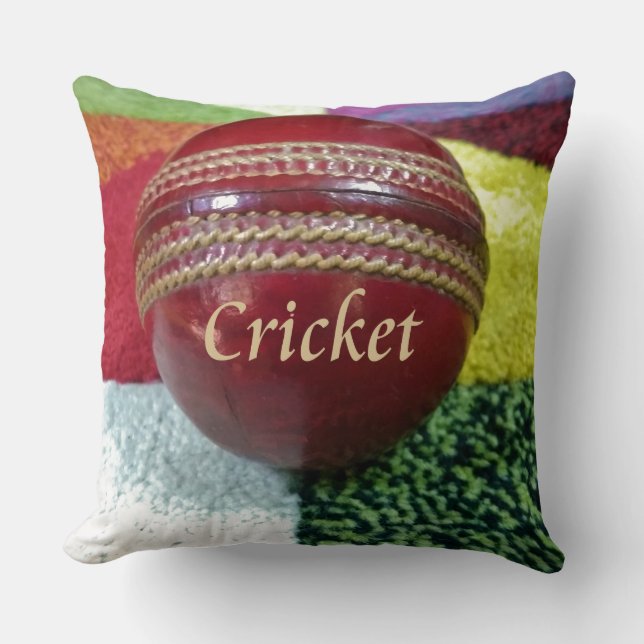 Cricket I Liebe dieses Spiel Kissen (Vorderseite)