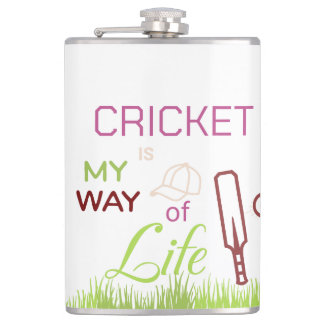 Cricket in my life flachmann