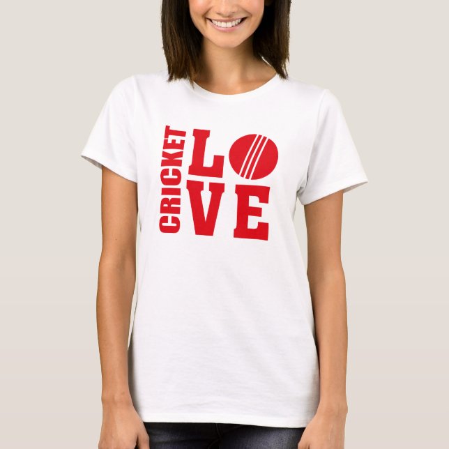 Cricket-Liebe, Cricket T-Shirt (Vorderseite)