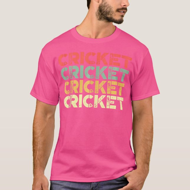 Cricket-Liebhaber T-Shirt (Vorderseite)