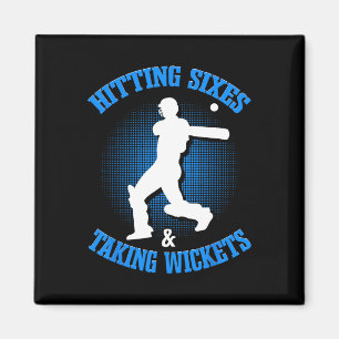 Cricket Nationales Herz Indien Flagge Tter Tsman S Magnet