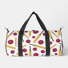 Cricket Player Cricket Balls Gemustert Duffle Bag