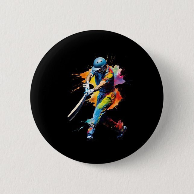 Cricket Player Game  Button (Vorderseite)