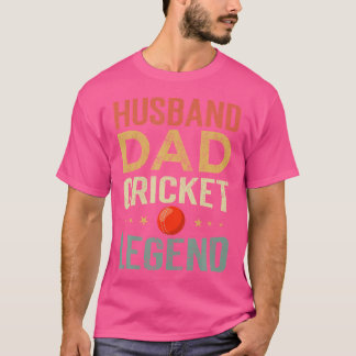 Cricket Player Husband Vater Cricket Legende T-Shirt