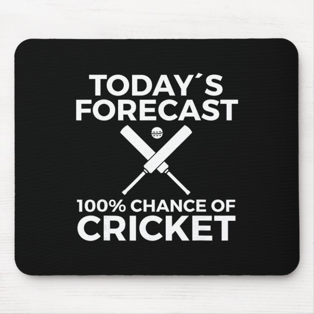 Cricket Player  Mousepad (Vorne)