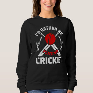 Cricket Players Cricket Coach Beste Marke Sweatshirt
