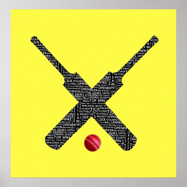 Cricket-Poster Poster (Vorne)