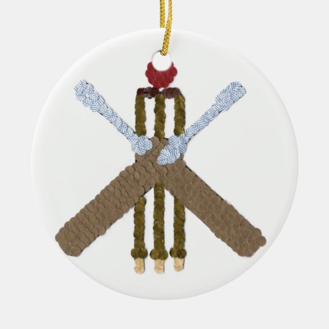 Cricket Round Tree Ornament (Vorne)