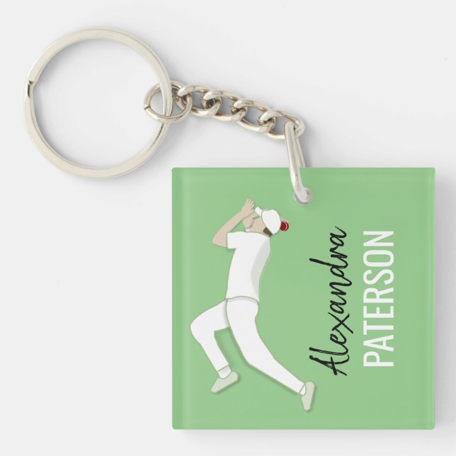 Cricket Schlüsselanhänger (Vorderseite)
