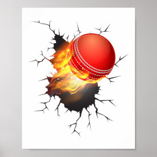 Cricket-Shirt für Jungen und Männer Cricket Ll Of Poster