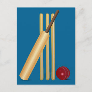 Cricket Sport Postkarte
