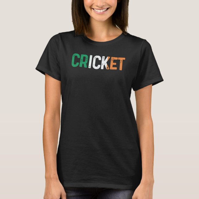 Cricket Sports Player Ireland Cricket T-Shirt (Vorderseite)