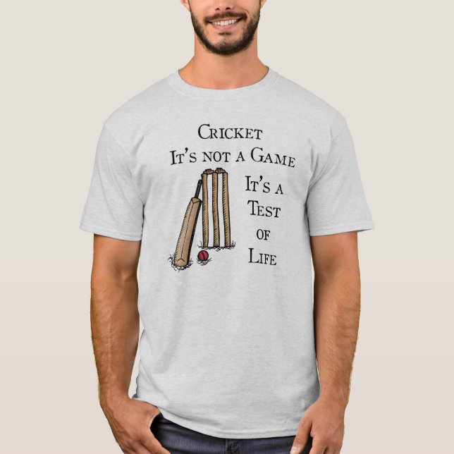 Cricket-Test, Cricket-T - Shirt (Vorderseite)