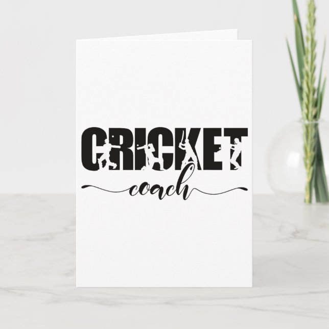 Cricket-Trainer  Karte (Vorderseite)