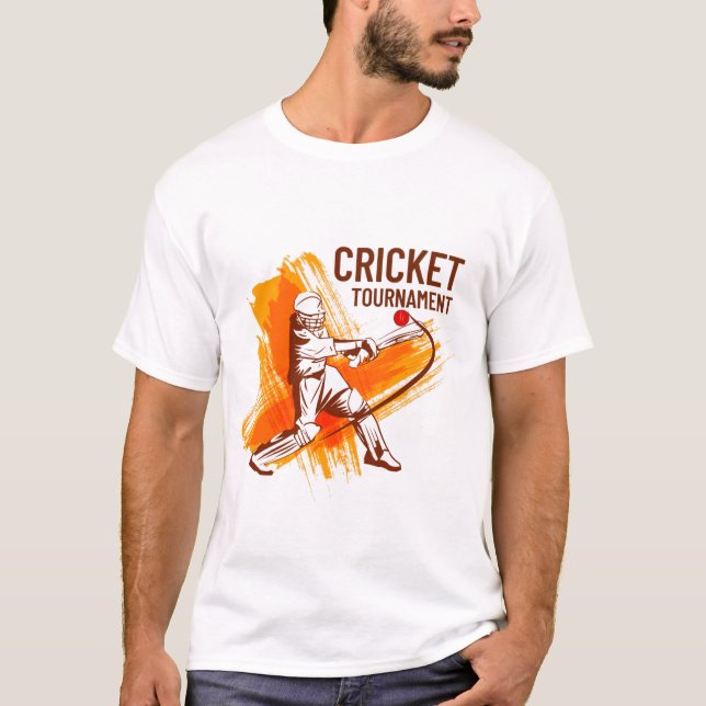 Cricket-Turnier-T - Shirt (Vorderseite)