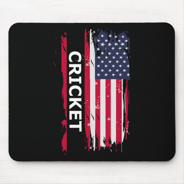 Cricket und Cricketspieler  Mousepad (Vorne)