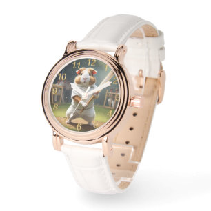 Cricket-Wahnsinn: Das große Match der Meerschweinc Armbanduhr