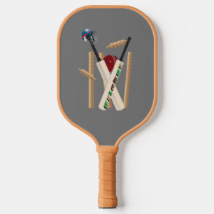 Cricket-Wickel, -Fledermäuse und -Ball, Pickleball Schläger