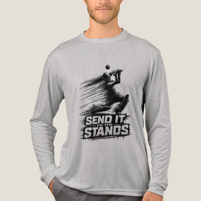 Cricket World Cup Power  Tri-Blend Shirt (Vorderseite)