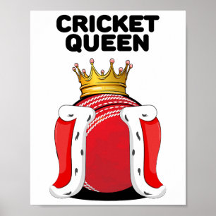 Cricket-Zitate Cricket-Spruch Cricketing Cricket  Poster