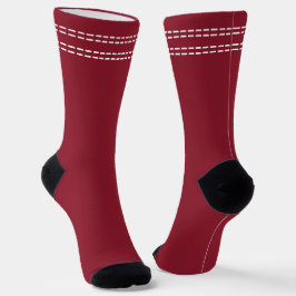 Cricketball-Naht-Näharbeit Spaß Cricketer Socken