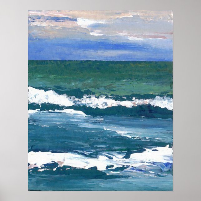 CricketDiane Beach Art Poster - Sweet Ocean View (Vorne)
