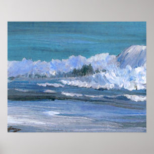 CricketDiane Ocean Poster - Blaues Bernsteinmeer